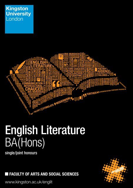 English Literature BA(Hons) - Kingston University