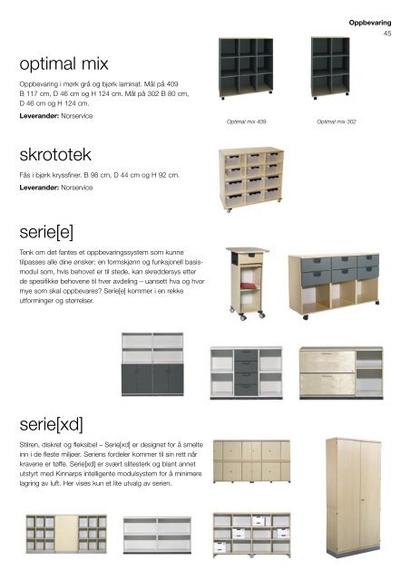 Barnehage katalog - Kinnarps