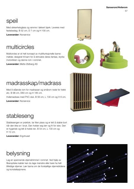 Barnehage katalog - Kinnarps