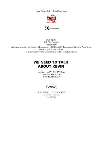 WE NEED TO TALK ABOUT KEVIN - Fugu Films