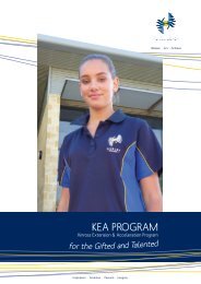 KEA PROGRAM - Kinross College