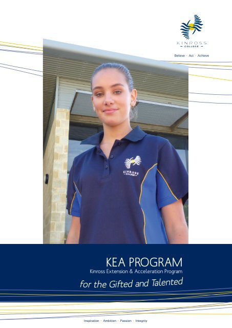 KEA PROGRAM - Kinross College