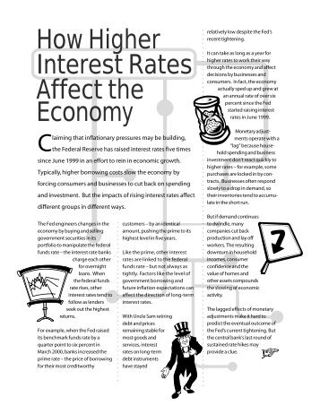 How Higher Interest Rates Affect the Economy