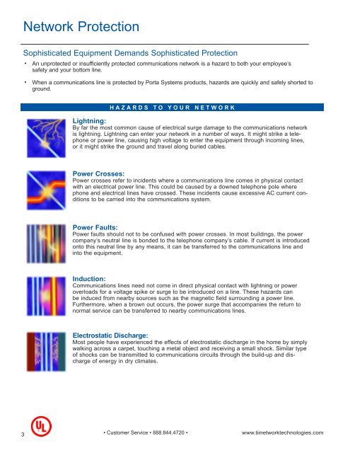 COMM/DATA PROTECTION GUIDE - Tii Network Technologies