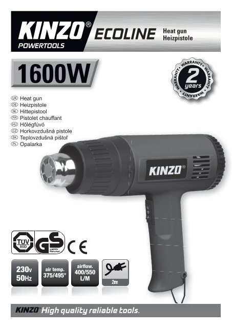 ECOLINE Heat gun - kinzo