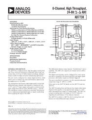 AD7738 8-Channel, High Throughput, 24-Bit ... - Analog Devices