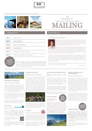 Eiger Collection Mailing Sommer 2013 PDF - Hotel Kirchbühl