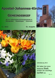 Ausgabe 91 - Ev.-luth. Kirchengemeinde Altengroden