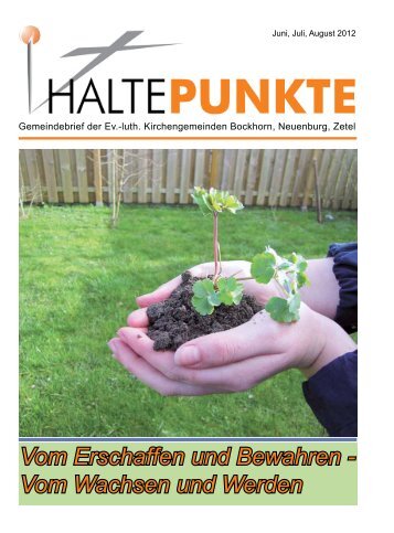 Haltepunkte 3/2012 - Ev.-luth. Kirchengemeinden in der Friesischen ...