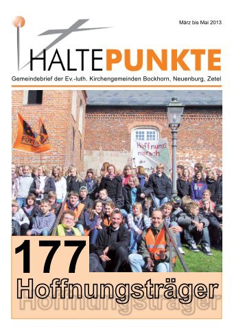 Haltepunkte 2/2013 - Ev.-luth. Kirchengemeinden in der Friesischen ...