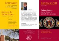 Psalmen beten – das Persönliche ist politisch ist messianisch