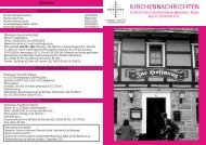 Aug/Sep - Kirchgemeinde Dohna