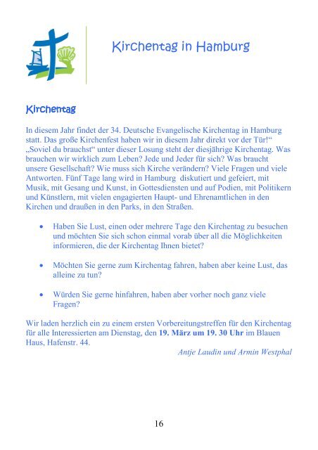 Gemeindebrief 1-2013. - Ev.-Luth. Kirchengemeinde