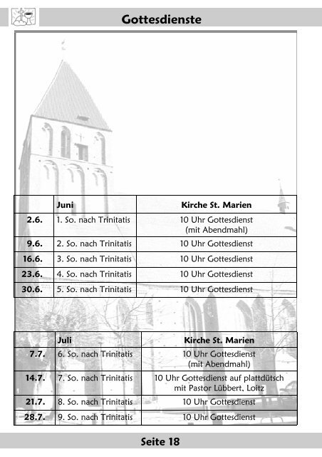 Gemeindebrief 13.06-13.09 - klein.pub - Kirche Grimmen ...