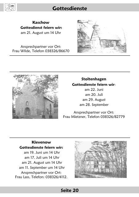 Gemeindebrief 13.06-13.09 - klein.pub - Kirche Grimmen ...