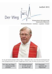 Juni/Juli 2013 - Protestantische Kirchengemeinde Herschweiler ...