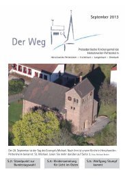 September 2013 - Protestantische Kirchengemeinde Herschweiler ...