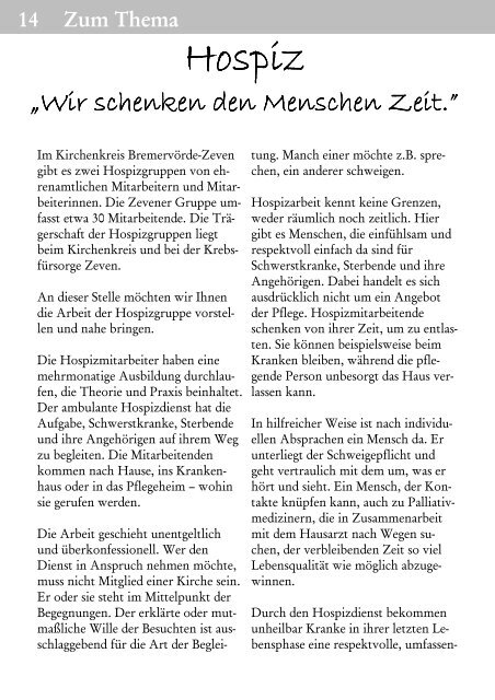 Gemeindebrief (Oktober 2010) - Heeslingen