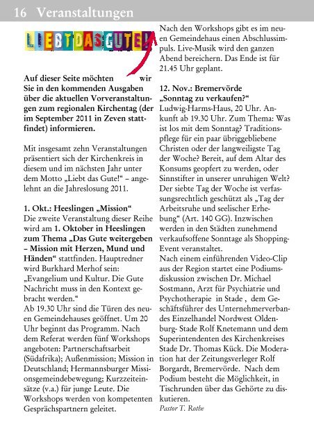 Gemeindebrief (Oktober 2010) - Heeslingen