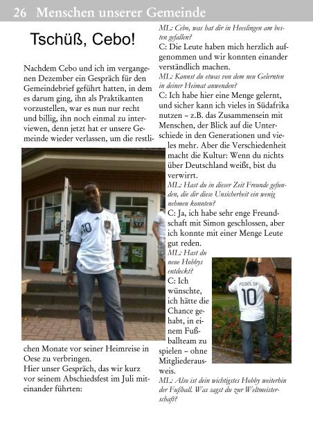 Gemeindebrief (Oktober 2010) - Heeslingen