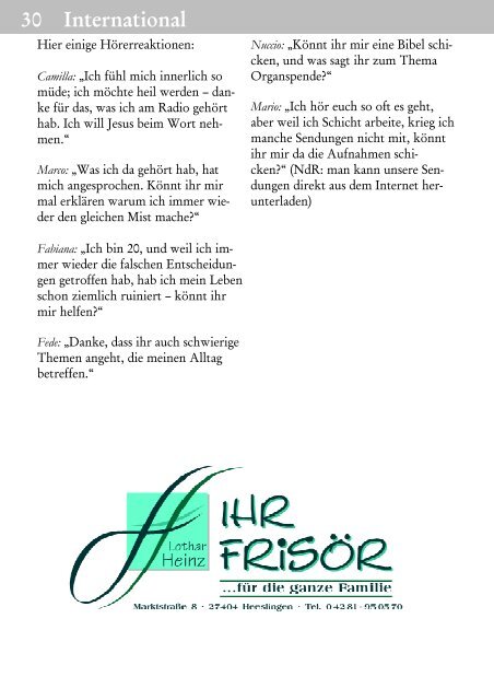 Gemeindebrief (Oktober 2010) - Heeslingen