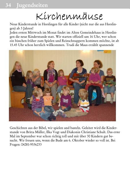 Gemeindebrief (Oktober 2010) - Heeslingen