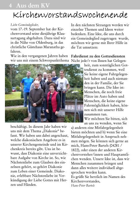 Gemeindebrief (Oktober 2010) - Heeslingen