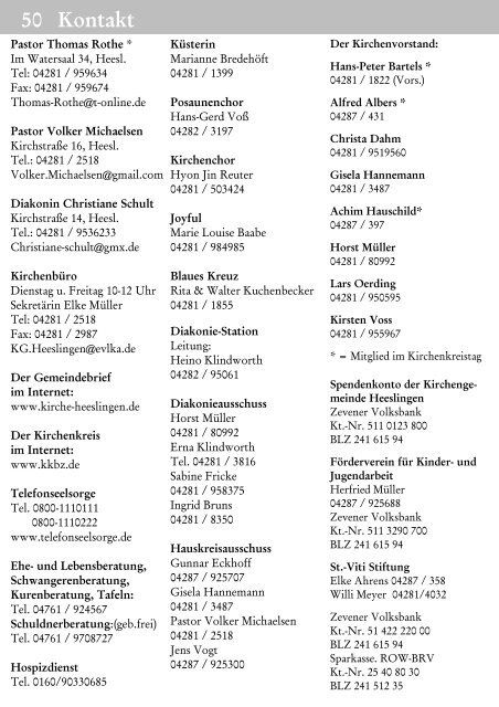 Gemeindebrief (Oktober 2010) - Heeslingen