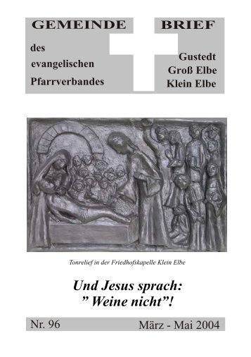 Gemeindebrief 96 Pdf Predigten Und Kindergottesdienst Aus Der