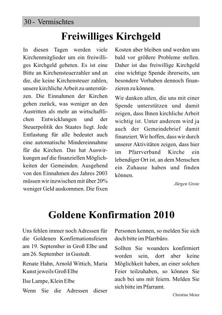 Version 7 - Predigten und Kindergottesdienst aus der ...