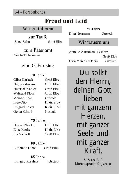 Version 7 - Predigten und Kindergottesdienst aus der ...