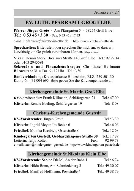 Als PDF (1,6MB) - Predigten und Kindergottesdienst aus der ...