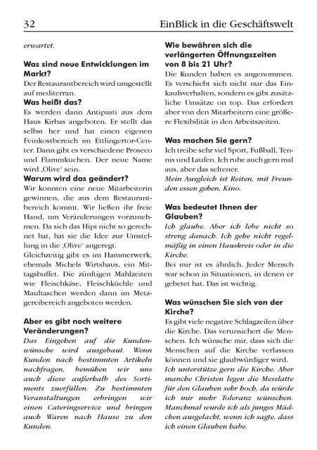 EinBlick Nr 60, MÃ¤rz 2013 - Evangelische Kirchengemeinde Ittersbach