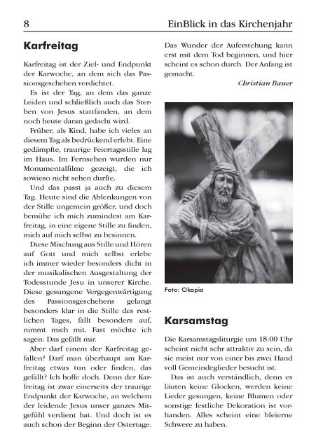 EinBlick Nr 60, MÃ¤rz 2013 - Evangelische Kirchengemeinde Ittersbach