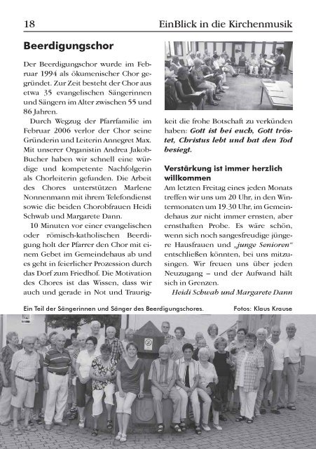 EinBlick Nr 58, September 2012 - Evangelische Kirchengemeinde ...