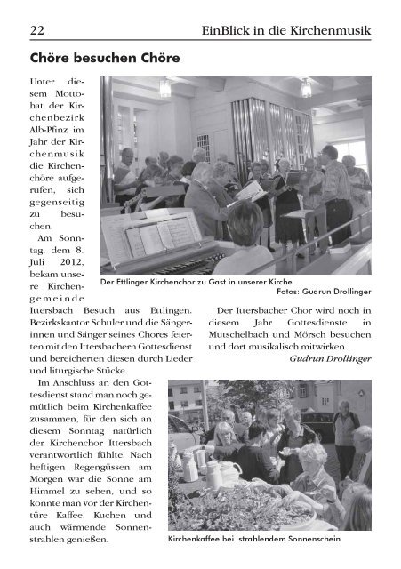 EinBlick Nr 58, September 2012 - Evangelische Kirchengemeinde ...