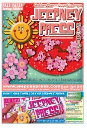 Jeepney Press Spring Edition 2014 March-April