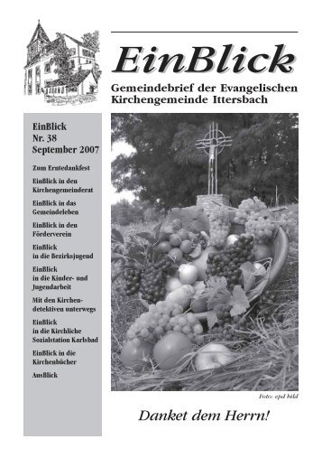 EinBlick - Evangelische Kirchengemeinde Ittersbach