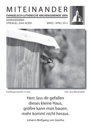 Gemeindebrief - MÃ¤rz/April 2013 - Evangelisch-Lutherische ...