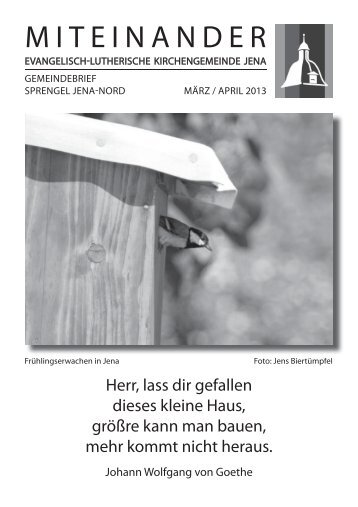 Gemeindebrief - MÃ¤rz/April 2013 - Evangelisch-Lutherische ...