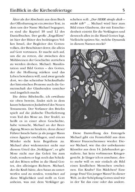 EinBlick Nr 62, September 2013 - Evangelische Kirchengemeinde ...