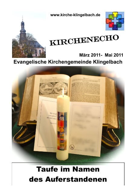 Mai 2011 - Evangelische Kirchengemeinde Klingelbach