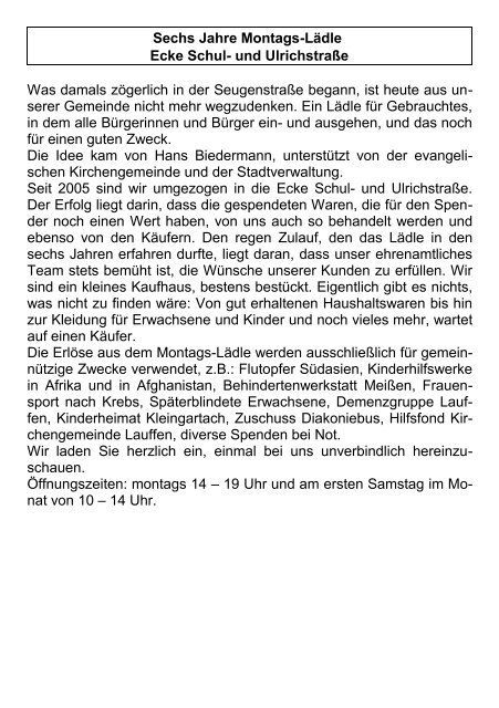 Gemeindebrief September 2008 - Ev. Kirchengemeinde Lauffen