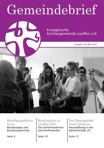 Gemeindebrief - Ev. Kirchengemeinde Lauffen