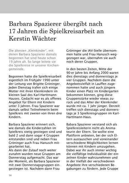 Ausgabe 106, September 2010 - Ev. Kirchengemeinde Lauffen