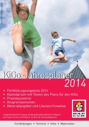KiGo-Jahresplaner 2014 (pdf - Kirche mit Kindern