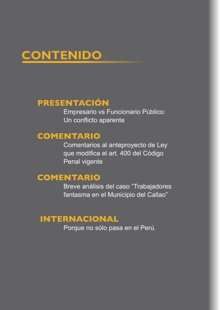 PROYECTO ANTICORRUPCIÓN Marzo de 2014 Boletín Nº 35