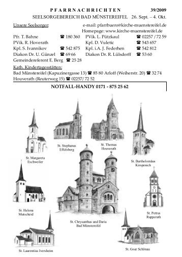 Pfarrnachrichten 39/2009 - Katholischer Seelsorgebereich Bad ...