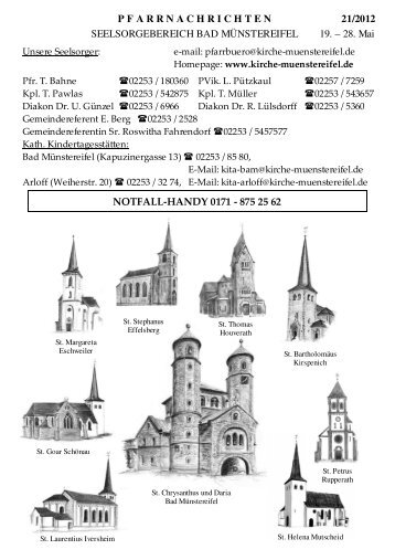 Pfarrnachrichten 21/2012 - Katholischer Seelsorgebereich Bad ...