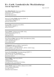 Liste der Supervisoren Stand 2010-03